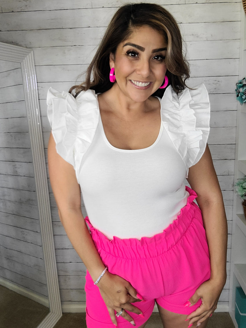 White Cha Cha Top