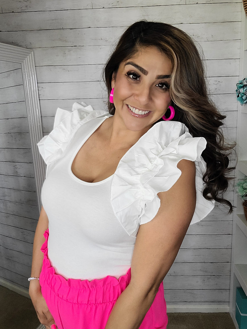 White Cha Cha Top