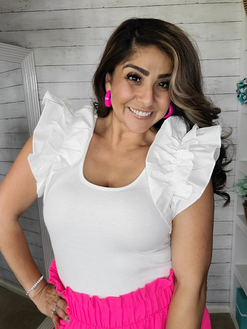 White Cha Cha Top
