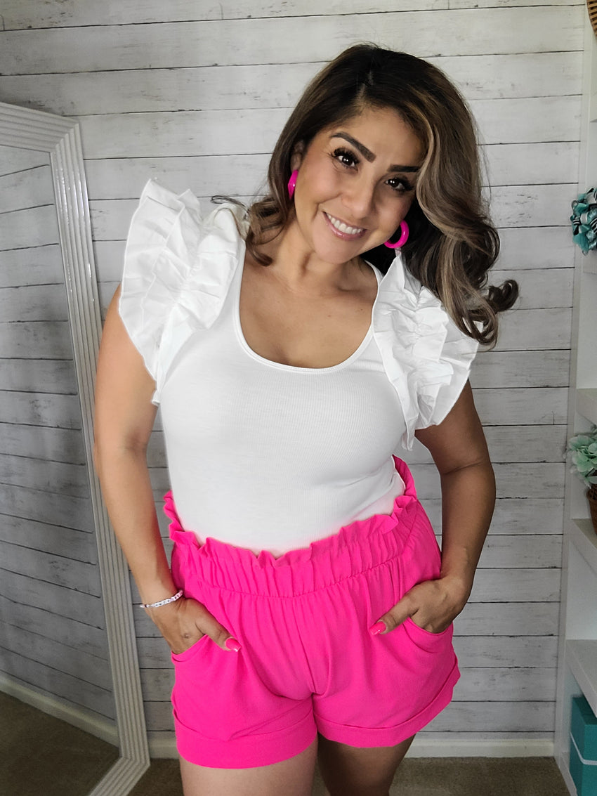 White Cha Cha Top