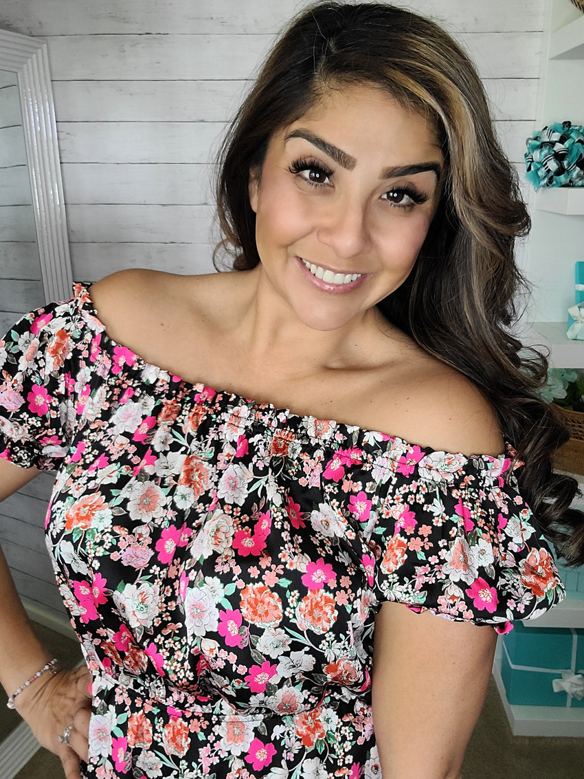 Flower Barbie Maxi Dress
