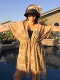 Tan Lace Beach Cover Up