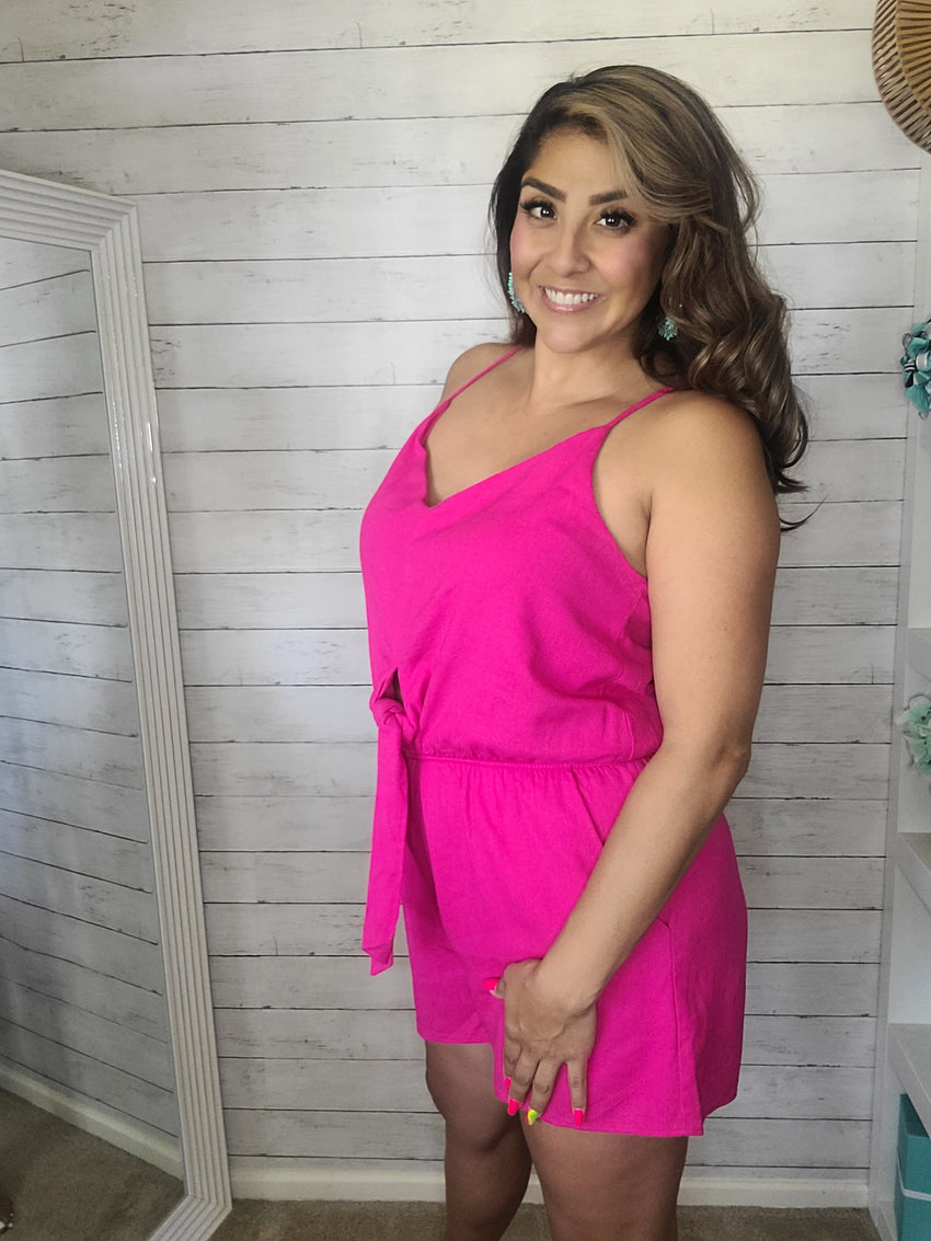 Fuchsia Romper