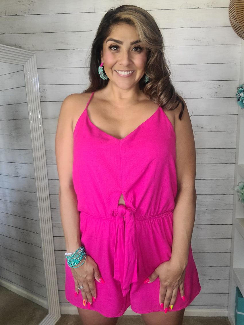 Fuchsia Romper