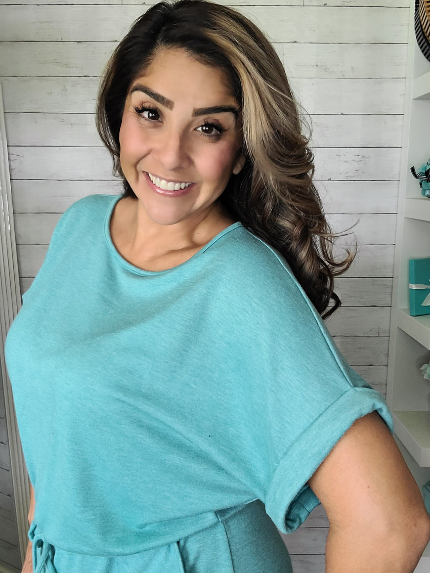 Jade Cozy Romper