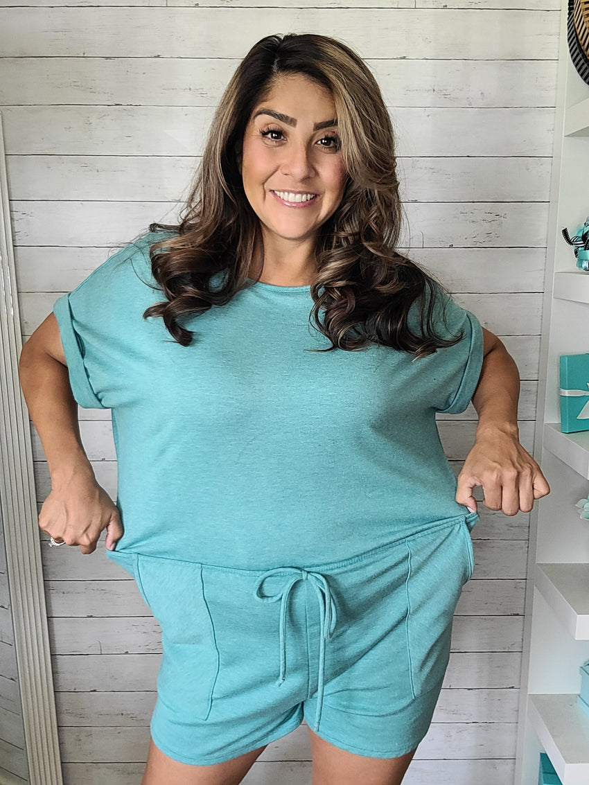 Jade Cozy Romper