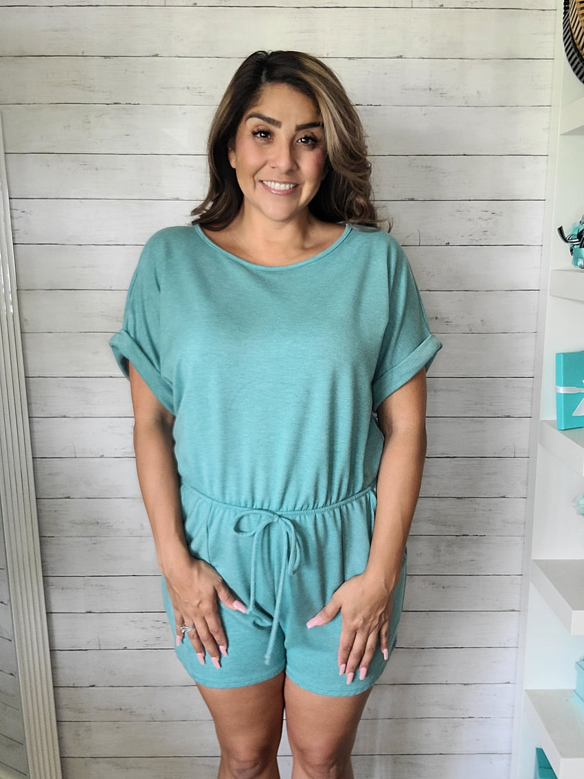 Jade Cozy Romper