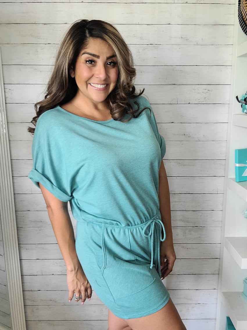 Jade Cozy Romper
