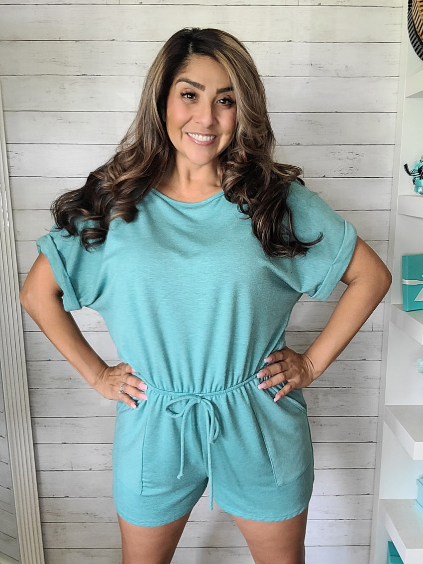Jade Cozy Romper