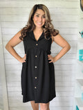 Black Collar Dress