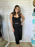 Night Out Crop and Pant Set
