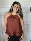 Chain Link Top Brown