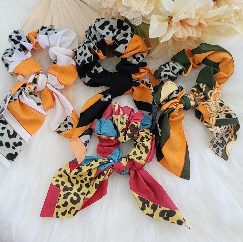 Scrunchie Scarves with Animal print