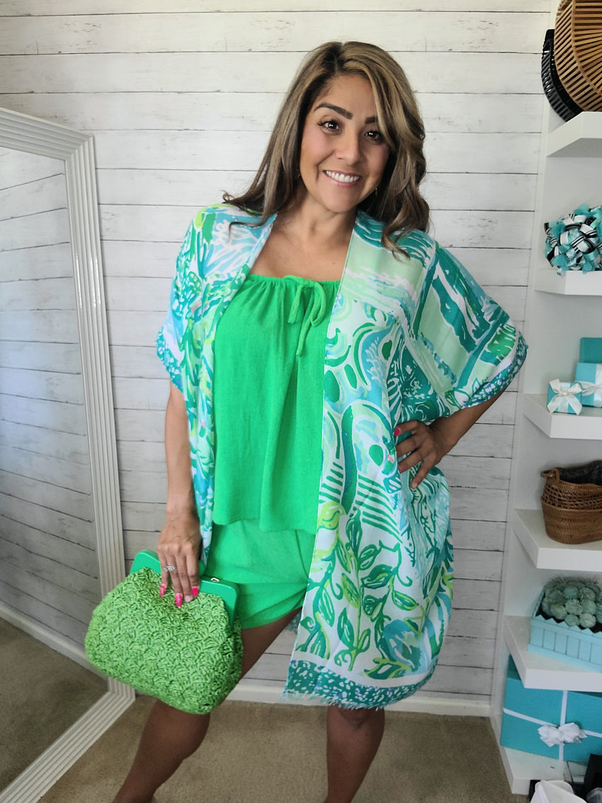 Green Valley Tank and Shorts Set