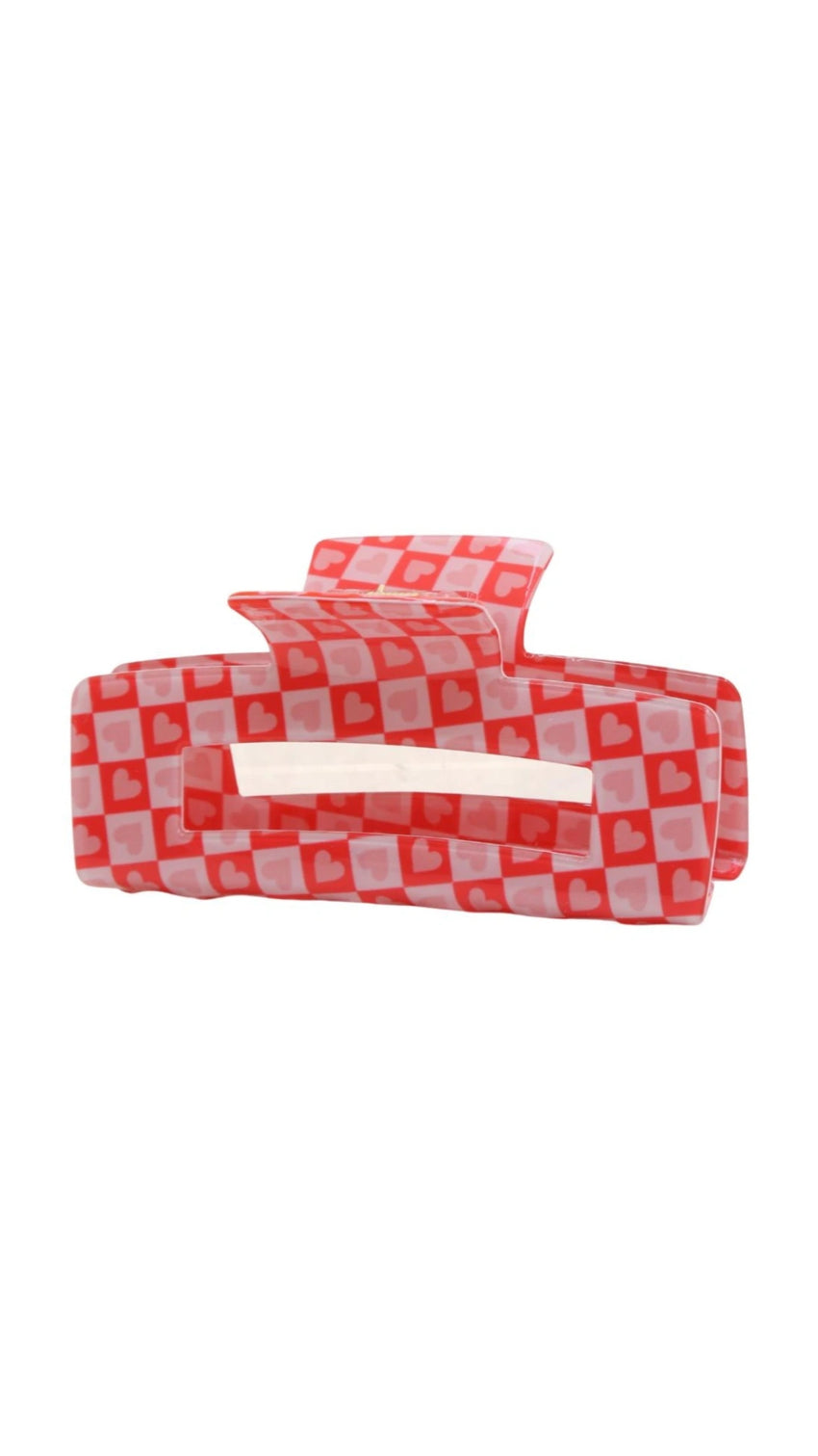 Valentines Claw Clips