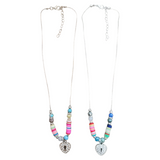 Heart Locked Beaded Necklace