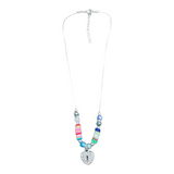 Heart Locked Beaded Necklace