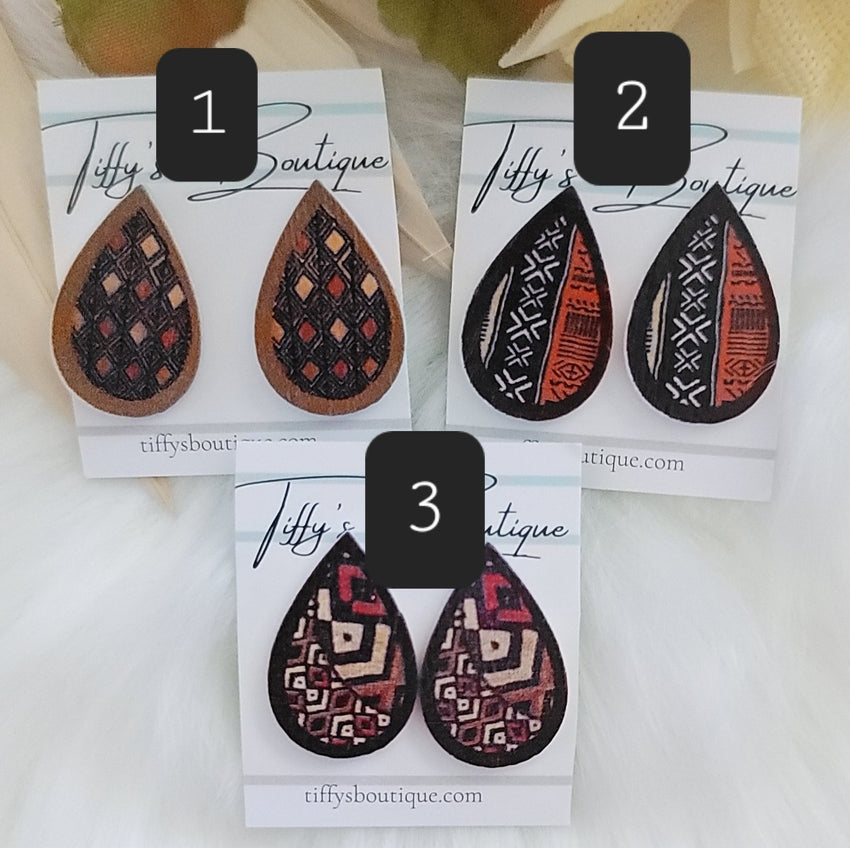 Wood Tear Drops