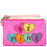 Be Mine Seed Bead Clutch