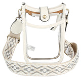 Clear Chic Cross Body Purse