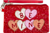 Be Mine Seed Bead Clutch