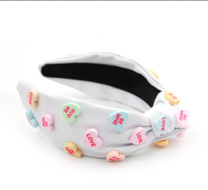 Conversation Heart Headband