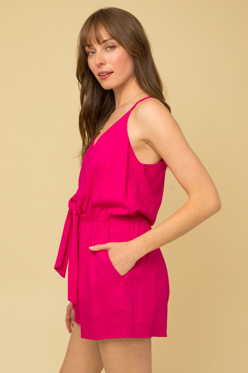 Fuchsia Romper