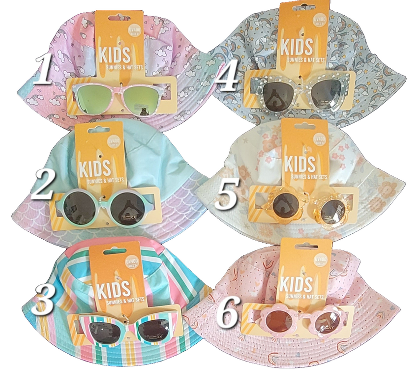 Kids Sunnies & Hat Sets