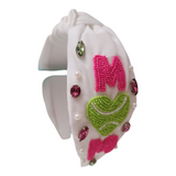 Tennis Mom Seed Bead Headband