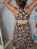 Halter Cut Out Maxi Dress