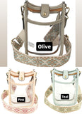 Clear Crossbody Bags with Designer Strap