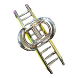 Twisted Pencil Metal Hair Claw Clip