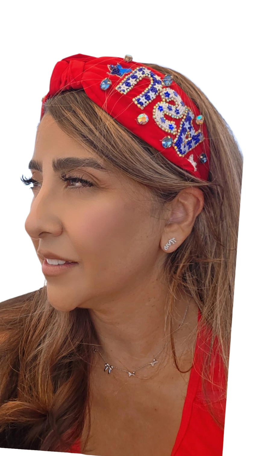July Beaded headbands