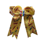 Large Back to School Ribbon Bows