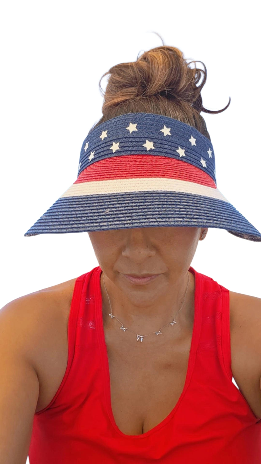 USA Roll Up Visor