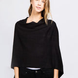 Chic Stylish Chenille Solid Color Poncho