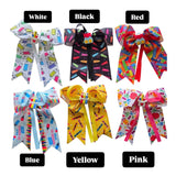 Large Back to School Ribbon Bows