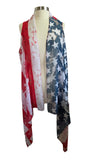 Sheer Stars and Stripes Kimono