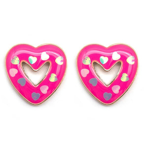 Heart Donut Earrings