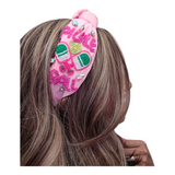 Pickle Ball Seed Bead Headband