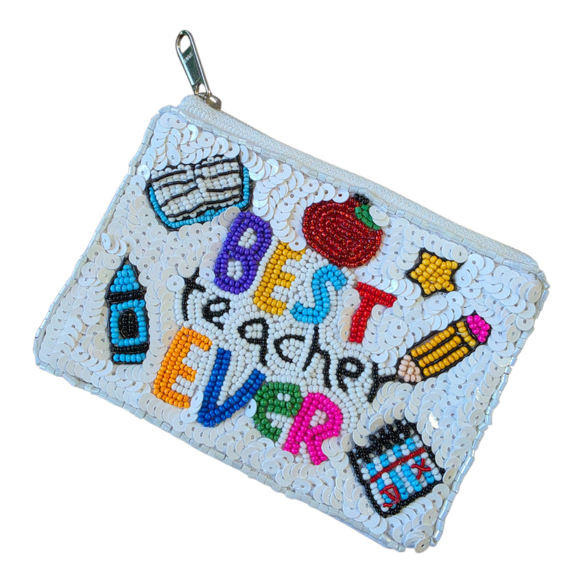 Best Teacher Ever Coin Purse