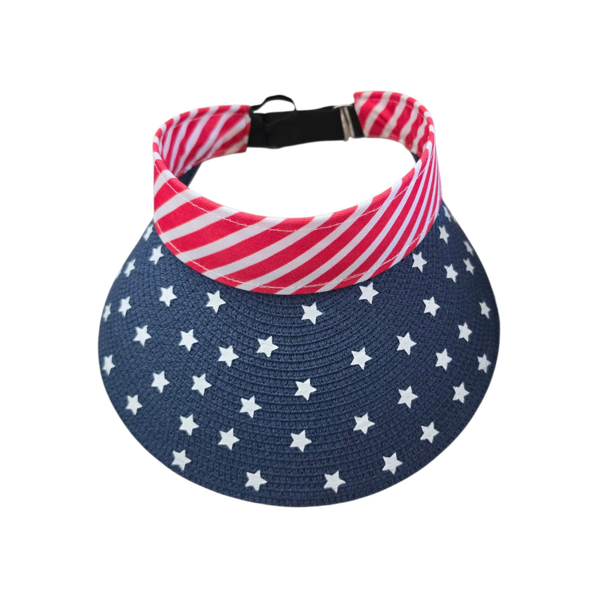 USA Roll Up Visor