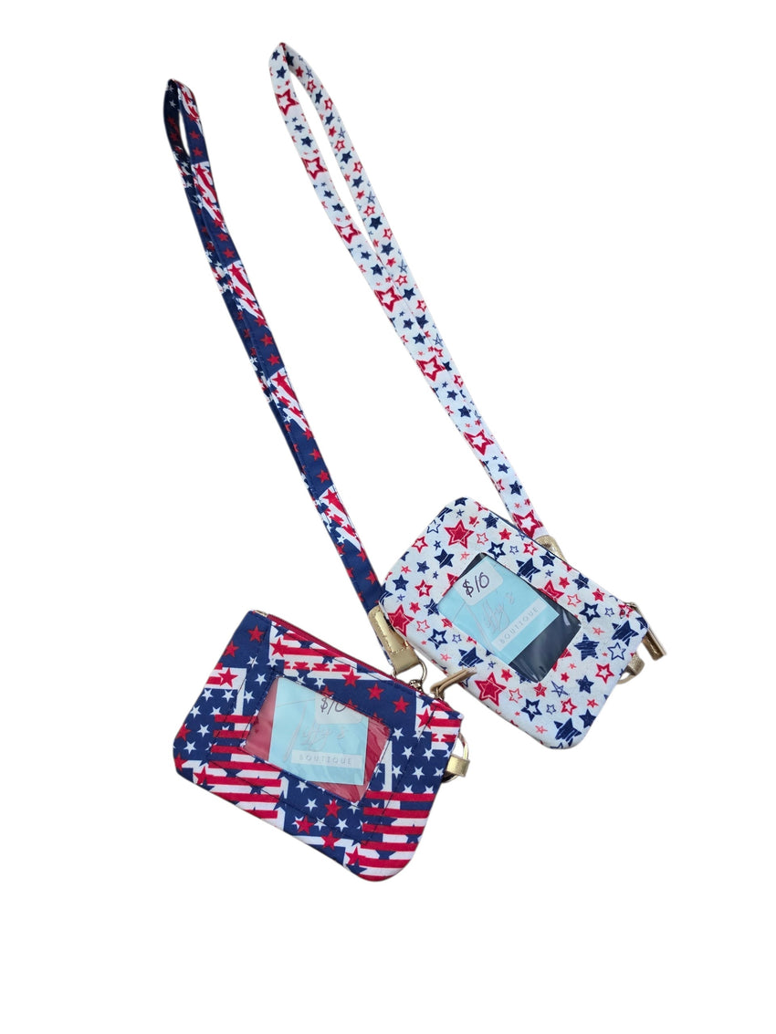 Mini Travel Coin Clutch with lanyard
