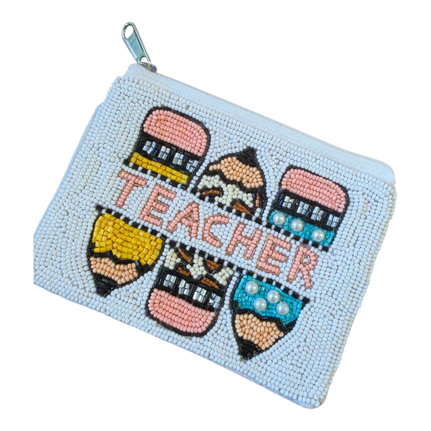 Teacher Pencil Coin Purse