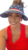 USA Roll Up Visor