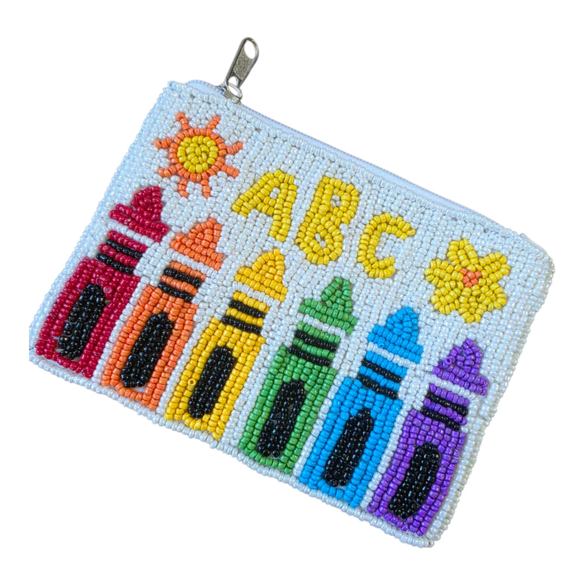 ABC Crayons Coin Purse