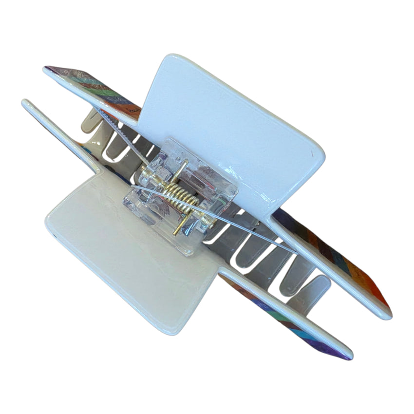 Book Stack Hair Claw Clip