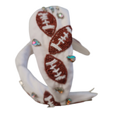 Beaded Football Headband