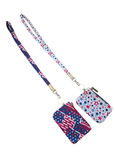 Mini Travel Coin Clutch with lanyard