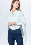Chic Stylish Chenille Solid Color Poncho